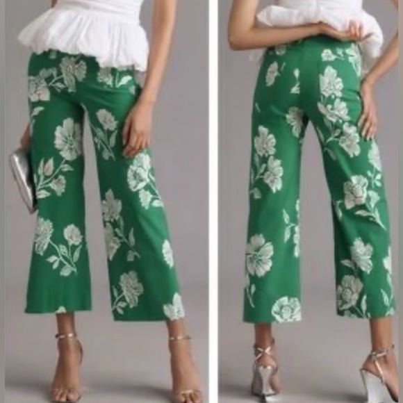 Anthropologie Pants - Anthropologie The Colette Magic Fabric Wide Leg High Rise Crop Pants NWT!